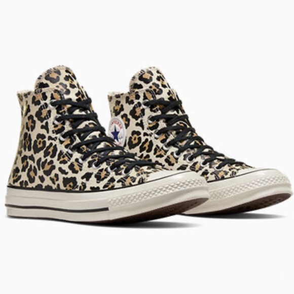 Converse CTAS Chuck 70 Glow-In-The-Dark Leopard Print Mens size 9.5 NEW!!! - Picture 4 of 10